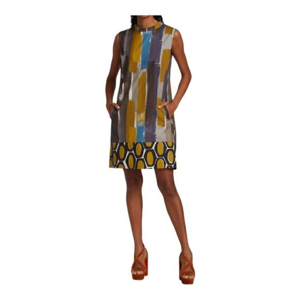 MAX Mara Painterly Sleeveless Reversible Minidress  Size 4 NWT current season